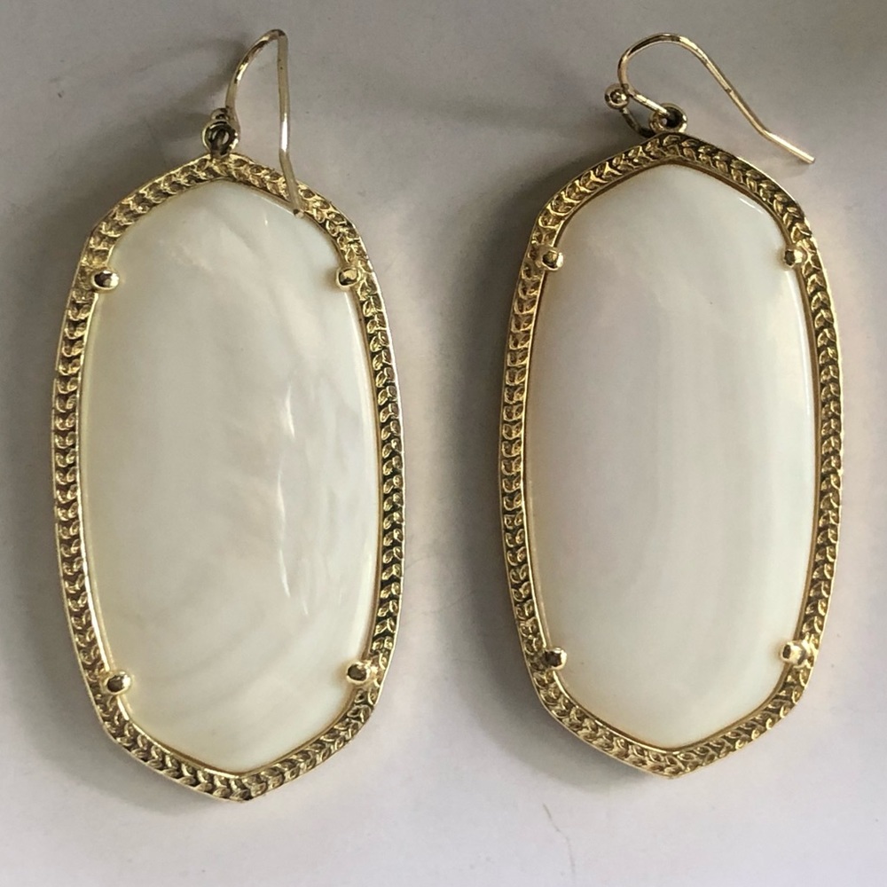 Kendra Scott Danielle Gold Ivory Pearl Earrings